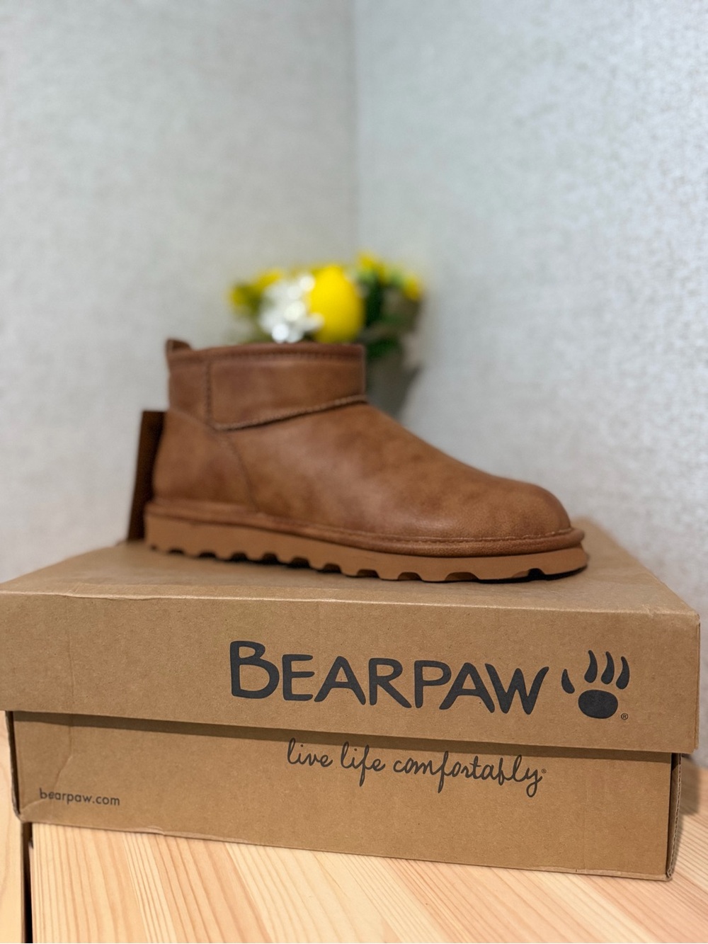 BearPaw Shorty Boot in Chestnut